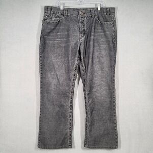 MEK Denim Jeans Men's 40x34 Gray Wash Deira Straight Cotton‎ Blend Casual
